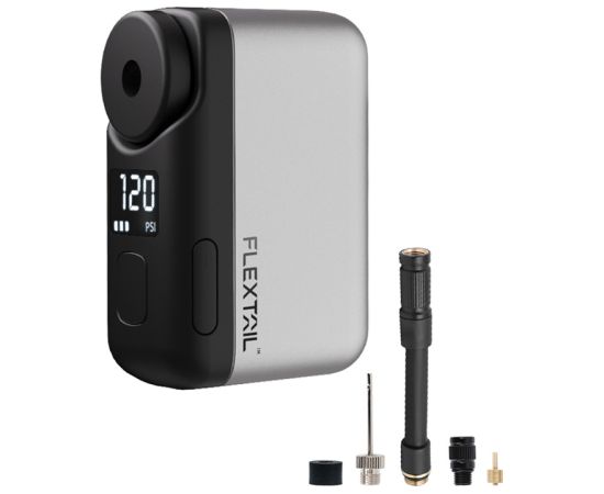 Flextail Tiny Bike Pump Pro Portable Bike Pump (Gray) Jaunumi - Sports
