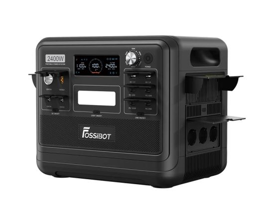 FOSSIBOT F2400 2400W Charging Station (Black) Akumulatoru spēkstacijas