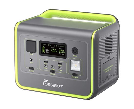 FOSSIBOT F800 800W Charging Station (Green) Akumulatoru spēkstacijas