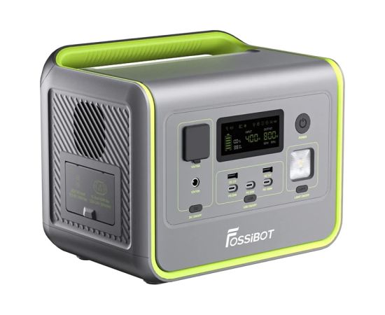 FOSSIBOT F800 800W Charging Station (Green) Akumulatoru spēkstacijas