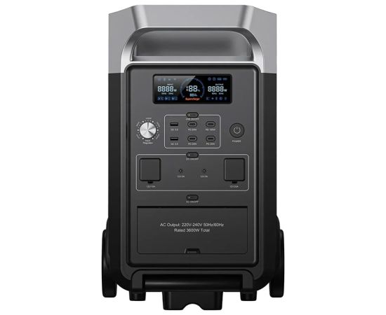 FOSSIBOT F3600 Pro 3600W Charging Station (Black) Akumulatoru spēkstacijas