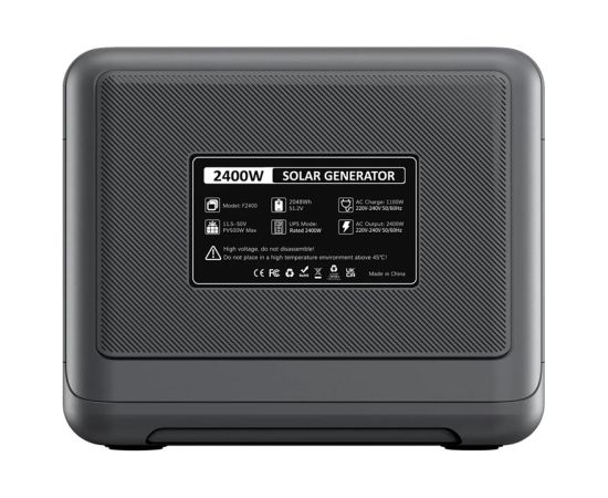 FOSSIBOT F2400 2400W Charging Station (Green) Akumulatoru spēkstacijas