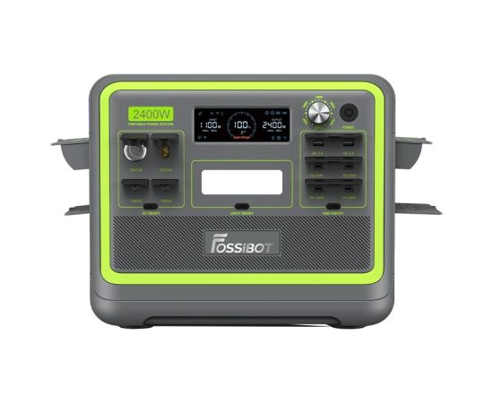 FOSSIBOT F2400 2400W Charging Station (Green) Akumulatoru spēkstacijas