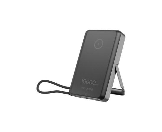 Enerģijas krātuve Gembird 15W Magnetic wireless 10000 mAh Black 20W PD Stand Power Banks