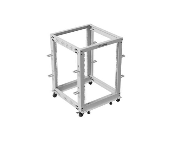 LANBERG OPEN RACK 19" 15U 600X600-1100 ADJUSTABLE GREY Серверы и компоненты серверов