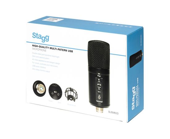 STAGG SUM60D - Mikrofon Pojemnościowy Usb Mikrofoni