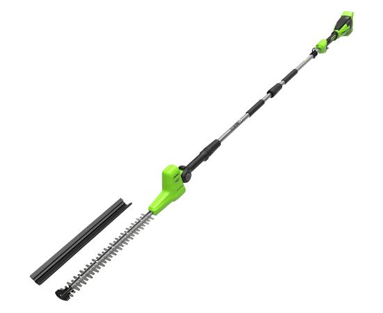 Bezvada dzīvžogu šķēres Greenworks PH40B01-01; 40 V; 51 cm; 28 mm (bez akumulatora un lādētāja) Dzīvžogu šķēres