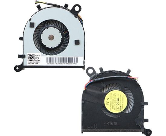 Klēpjdatora dzesētājs priekš DELL XPS 13 9343/9350/9360 0XHT5V Palikņi portatīvajiem datoriem
