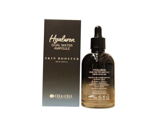 Cell By Cell, Dual Water Ampoule, Hyaluronic Acid, Hydrating & Soothing, Serum, For Face, 200 ml Ķermeņa kosmētika
