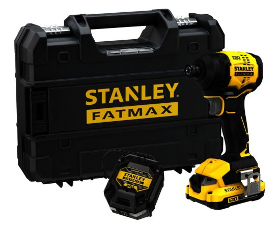 Stanley cordless impact wrench (SFMCF811D1T-QW), 18 volts (black/yellow, Li-ion battery 2.0 Ah, Pro-Stack case) Новинки Для дома и сада 