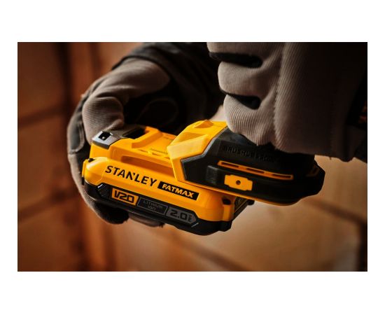 Stanley cordless impact wrench (SFMCF811D1T-QW), 18 volts (black/yellow, Li-ion battery 2.0 Ah, Pro-Stack case) Новинки Для дома и сада 