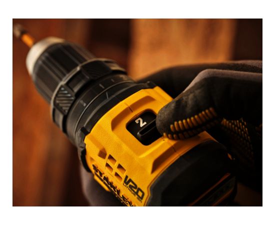 Stanley cordless drill/driver (SFMCD714D1T-QW), 18 volts (black/yellow, Li-ion battery 2.0 Ah, Pro-Stack case) Новинки Для дома и сада 