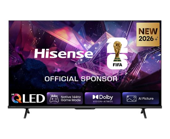 Hisense 43E7S PRO Hi-QLED TV (108 cm (43 inches), black/dark gray, UltraHD/4K, Free-Sync-Premium, 144Hz panel) Телевизоры