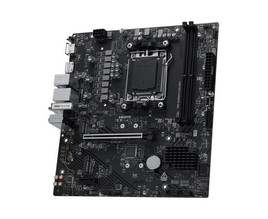 MSI PRO A620AM-G EVO WIFI Processor family AMD Processor socket AM5 DDR5 Number of SATA connectors 4 Supported hard disk drive interfaces SATA, M.2 Mātes plates
