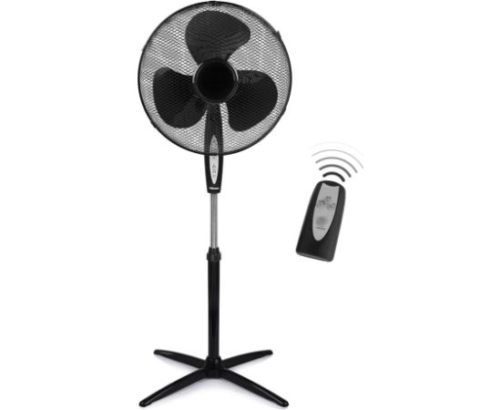Tristar Fan VE-5899 Stand Fan 45 W Diameter 40 cm Number of speeds 3 Oscillation Remote control Black Ventilatori