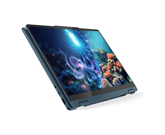 Lenovo Yoga 7 2-in-1 14AKP10 AMD Tidal Teal 14 " OLED WUXGA 1920 x 1200 pixels AMD Ryzen AI 7 350 16 GB Soldered LPDDR5 Solid-state drive capacity 512 GB AMD Radeon 860M Graphics Windows 11 Home 802.11be Bluetooth version 5.4 Keyboard language English Key Portatīvie datori