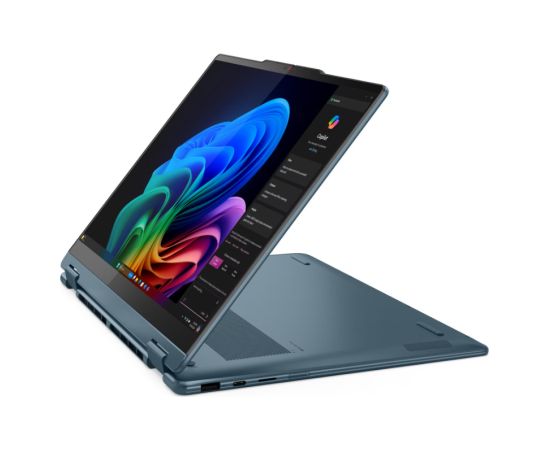 Lenovo Yoga 7 2-in-1 14AKP10 AMD Tidal Teal 14 " OLED WUXGA 1920 x 1200 pixels AMD Ryzen AI 7 350 16 GB Soldered LPDDR5 Solid-state drive capacity 512 GB AMD Radeon 860M Graphics Windows 11 Home 802.11be Bluetooth version 5.4 Keyboard language English Key Portatīvie datori