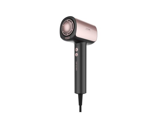 Cecotec Hair dryer DryGlam Nano Plasma 1600 W Number of temperature settings 3 Ionic function Black/Rose Gold Diffuser nozzle Matu fēni