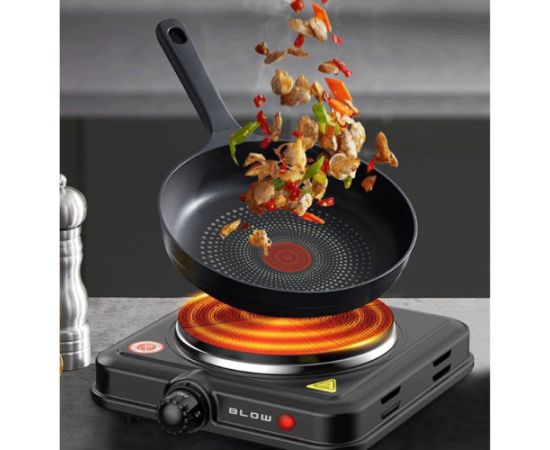 Single-burner adjustable electric cooker BLOW 1000W Mini cepeškrāsnis un virsmas