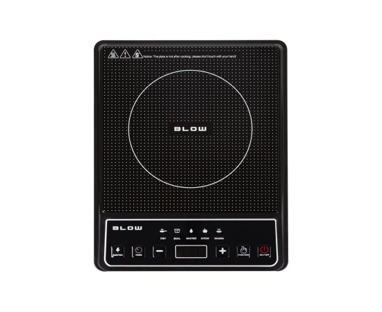 Induction cooker, single-burner, adjustable hob, 2000W, BLOW Mini cepeškrāsnis un virsmas