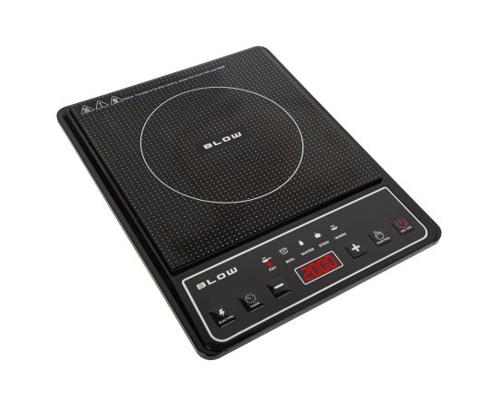 Induction cooker, single-burner, adjustable hob, 2000W, BLOW Mini cepeškrāsnis un virsmas