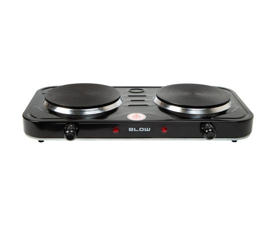 Two-burner adjustable electric cooker BLOW 2000W Mini cepeškrāsnis un virsmas