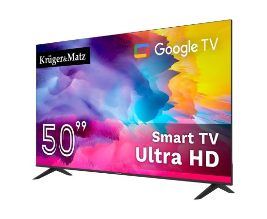 Kruger&matz Krüger&Matz KM0250UHD-G 126 cm (50") UHD Smart TV Wi-Fi Black Телевизоры