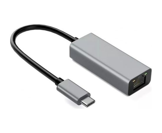 Ibox Adapter aluminiowy RJ45 do USB Typ-C 10/100/1000 Mb/s Adapteri