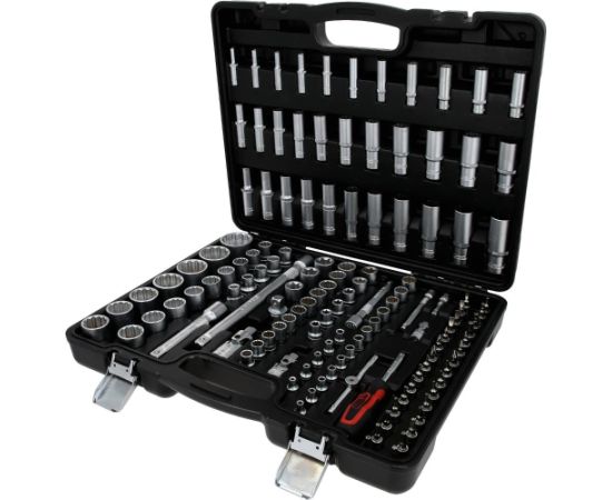 Ks Tools Uzgaļu komplekts KsTools 917.0133; 1/4''; 3/8''; 1/2''; 133 gab. Mehāniskie instrumenti