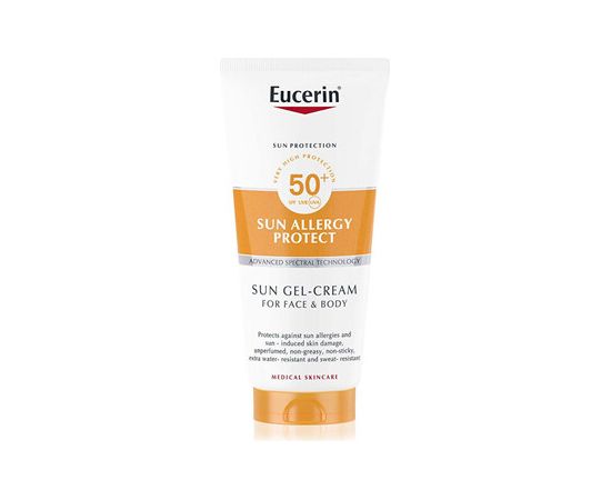 Eucerin Sun Allergy Protect SPF 50 - Ochranný krémový gel 200ml Ķermeņa kosmētika