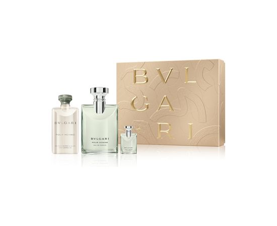 Bvlgari Pour Homme Dárková sada EDP 100 ml, miniaturka EDP 5 ml a sprchový gel 75 ml 100ml Dāvanu komplekti