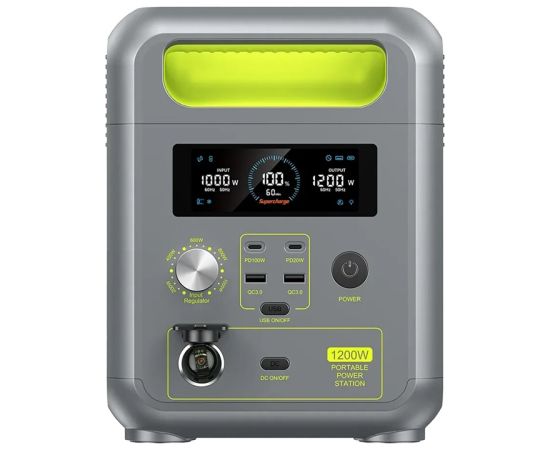 FOSSIBOT FBP1200 1200W Charging Station (Green) Akumulatoru spēkstacijas