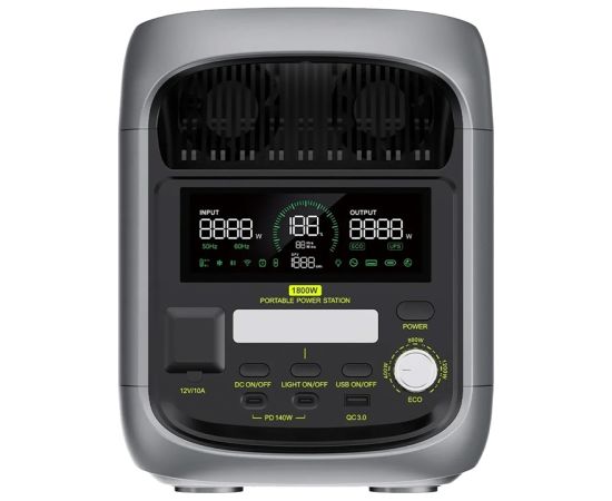 FOSSIBOT F1800 1800W Charging Station (Gray) Akumulatoru spēkstacijas