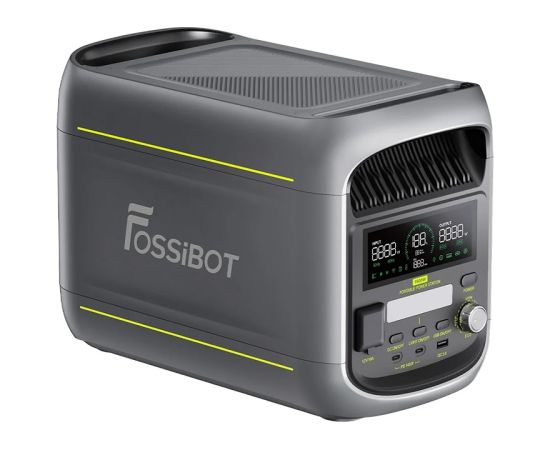FOSSIBOT F1800 1800W Charging Station (Gray) Akumulatoru spēkstacijas