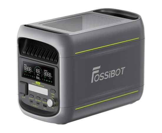 FOSSIBOT F1800 1800W Charging Station (Gray) Akumulatoru spēkstacijas