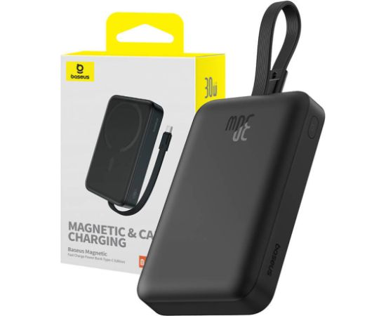 Powerbank Baseus Magnetic Mini 10000mAh, USB-C 30W MagSafe (black) Power Banks