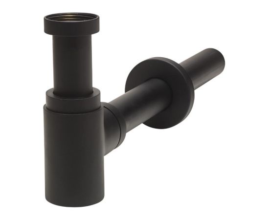 Wirquin izlietnes sifons Lineis Mini, 1¼  x 32 mm, matēts melns Sifoni