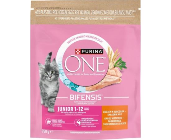 Purina Purina One Junior Karma z kurczakiem dla kociąt 750g Barība