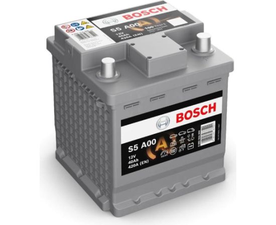 40Ah 420A AKUMULATORS BOSCH AGM 175x175x190-+ Akumulatori
