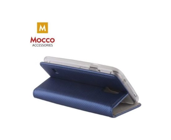 Mocco Smart Magnet Book Case Grāmatveida Maks Telefonam Apple iPhone 7 / iPhone 8 Zils Neoriģinālie Maciņi