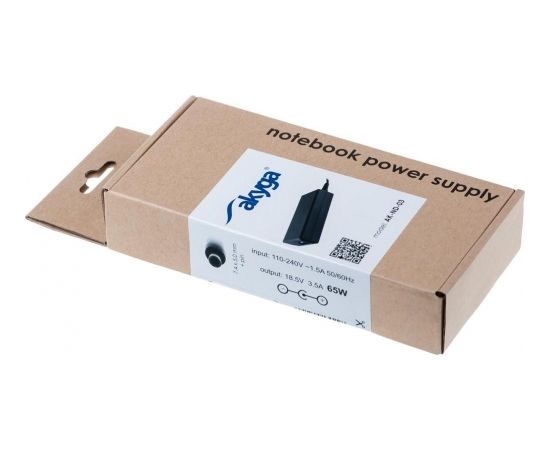 Akyga notebook power adapter AK-ND-03 18.5V/3.5A 65W 7.4x5.0 mm + pin HP