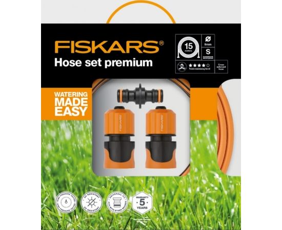 Laistī&scaron;anas komplekts Q4, 9mm (3/8&acute;&acute;) 15m, Fiskars