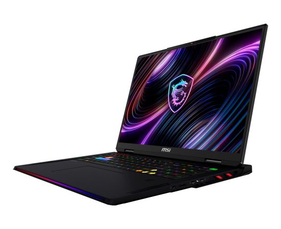 MSI Raider 18 Max HX A2WJ-1074 (black, Intel® Core? Ultra 9 290HX Plus, NVIDIA GeForce RTX 5090, 64 GB DDR5, 2 TB (2 TB SSD), Windows 11 Home) - German - DE Layout Portatīvie datori
