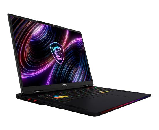 MSI Raider 18 Max HX A2WI-1075 (black, Intel® Core? Ultra 9 290HX Plus, NVIDIA GeForce RTX 5080, 32 GB DDR5, 2 TB (2 TB SSD), Windows 11 Home) - German - DE Layout Portatīvie datori