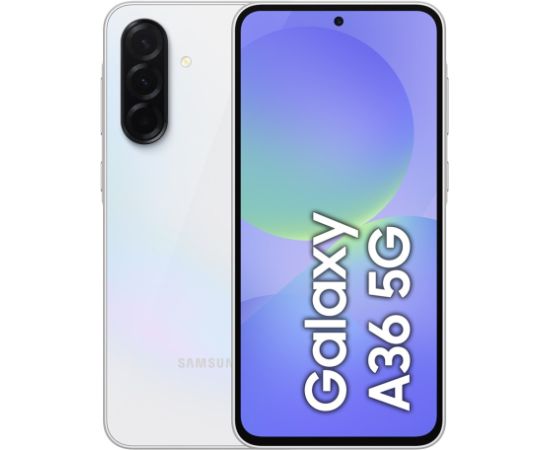 Samsung Galaxy A36 17 cm (6.7") Dual SIM Android 15 5G USB Type-C 6 GB 128 GB 5000 mAh White Мобильные телефоны