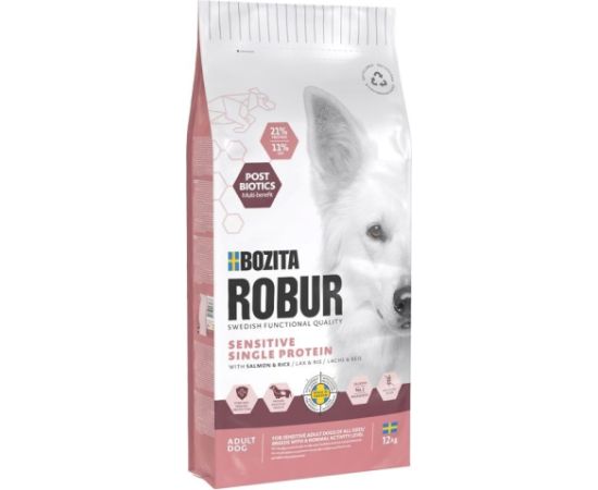 Bozita Robur Adult Sensitive Single Protein Salmon 12kg Suņu barība