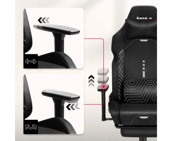 Fotel gamingowy Huzaro Force 8.1 Black Gaming krēsli