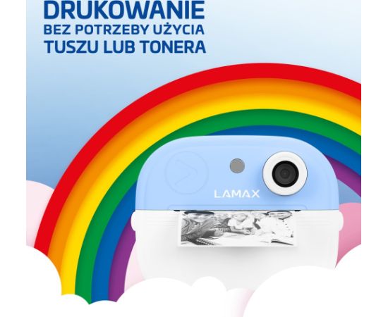 LAMAX InstaKid2 Play Kids Camera, blue Moment Foto Kameras
