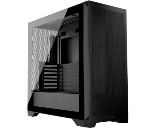 MODECOM Case VOLCANO EXPANSE S MIDI Black Datoru korpusi