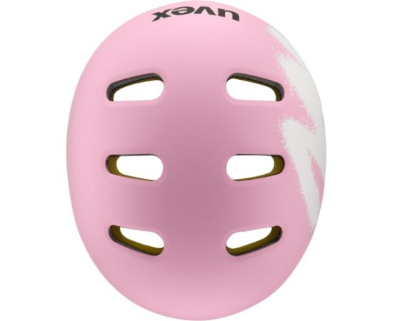 Kask rowerowy dziecięcy UVEX Kid 4 Style MIPS, sprawy strawberry matt Велосипедные шлемы